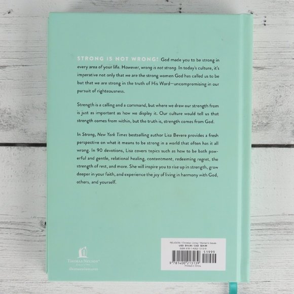 Notebook Journal Bundle with Devotional Book "Strong" By Lisa Bevere - Picture 9 of 10